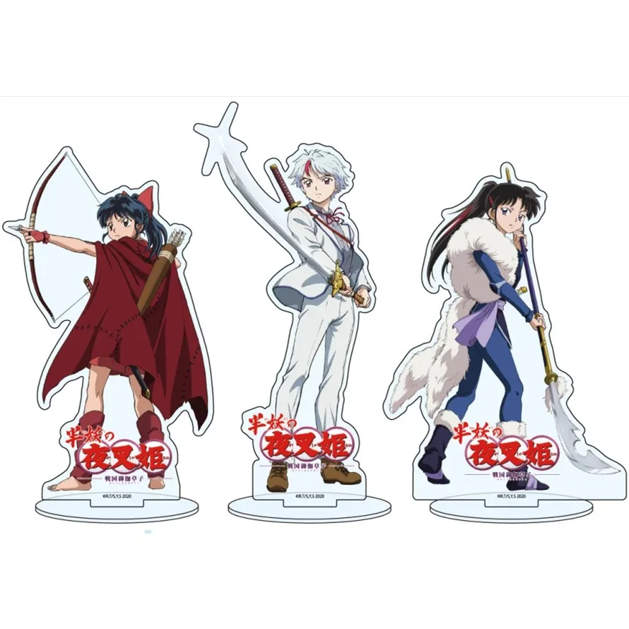 

Anime Towa Higurashi Setsuna Moroha Kohaku Figure Standing Doll Acrylic Stand Model Plate Cosplay Toy Gift