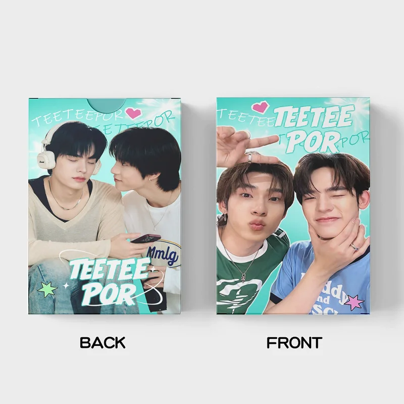 30PCS Thai Star TEETEEPOR Photo Cards Set TeeTee × Por Double
