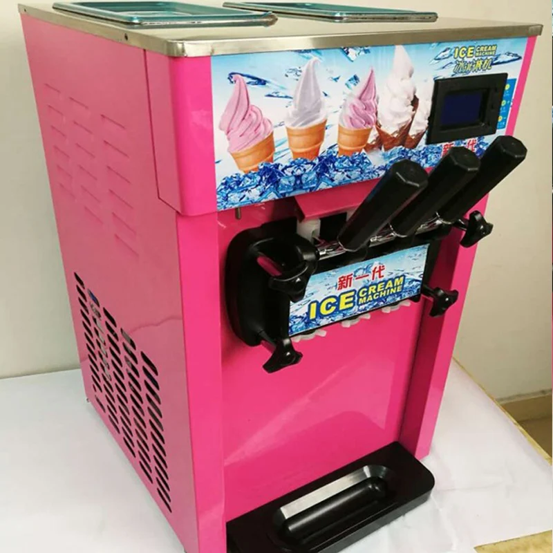 Kommerzielle Softeismaschine – Vorkühlsystem, 18 l/h, tragbar, hohe Kapazität für Lebensmittel, LKWs und Dessertgeschäfte