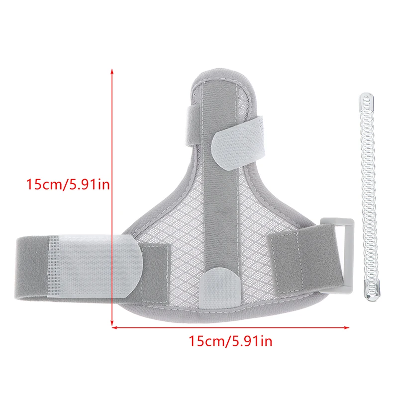 1Pc Adjustable Thumb Wrist Support Fixed Compression Brace W Aluminum Alloy Plate For Wrist Thumb Injury Recovery Fits Both Hand