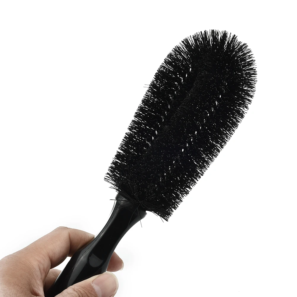 

26.5cm Car Wheel Cleaning Brush Tools Tire Washing Tyre Alloy Soft Bristle Cleaner Multi Functional Brush Auto Care Maintenance