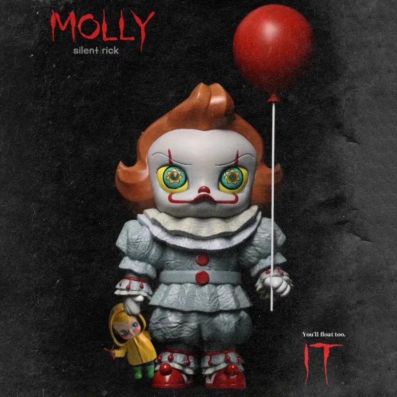 New Genuine Molly-It Mini Figure Serise Action Figures Model Toy Collectible Figurine Cool Desktop Decoration Adult Kids Gift