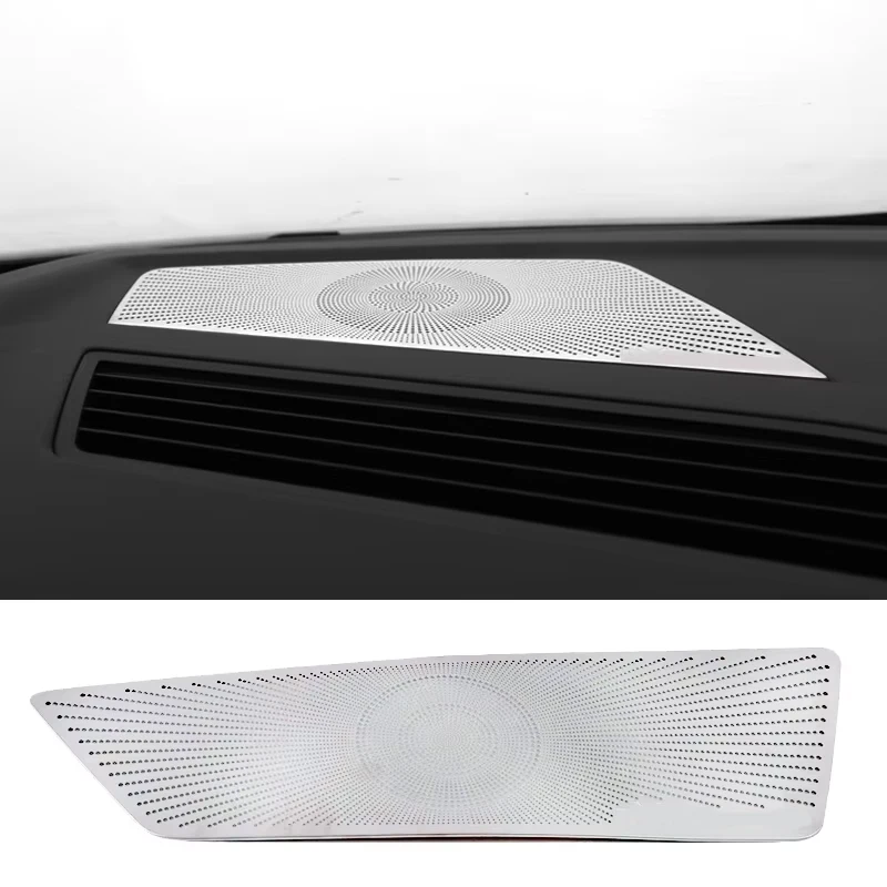 For VW Volkswagen Arteon 2017 2018 2019 2020 Car Door Loudspeaker Sound Chrome Speaker Cover Trim Frame Sticker Interior