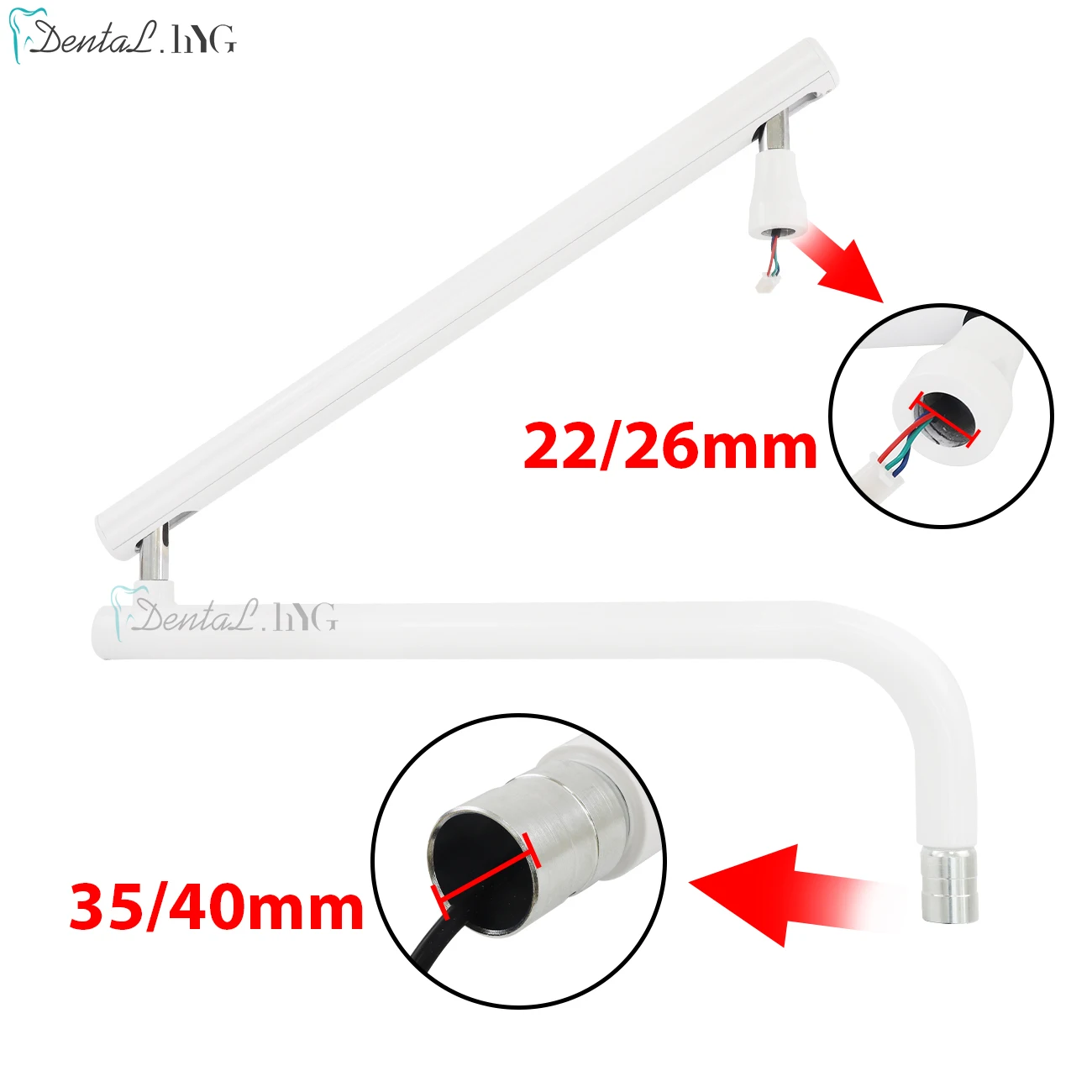 Dental Ceiling Mounted Lamo Arm Dentistry Chair Unit Light Arm For Hospital Use Dental Equipment