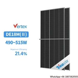 Wholesale PV Photovoltaic Modules Chinese 500W Trina Solar Panel for Home Power System