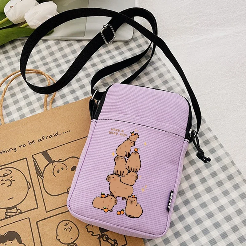 

capybara Handbags Shoulder Bags Kawaii print Crossbody Bag Cartoons Tote-Bag Underarm Casual Bags Collocation Trendy