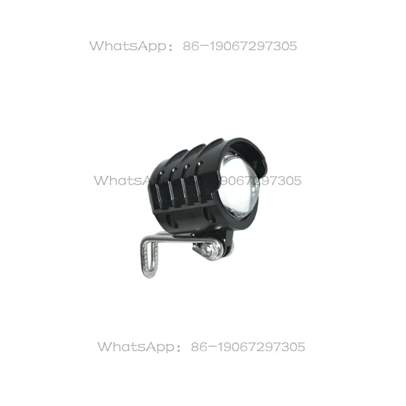 36V2.7W/48V3W Universal 90LUX Headlight Low Beam + Speaker D-022 Waterproof Wire Electric Bicycle Light