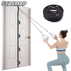 Door Anchor Strap For Resistance Bands Exercises Home Fitness Portable Band Hanging Tension Rope Buckle Belt Without Punching