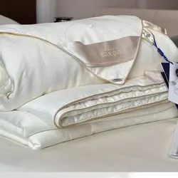 100% Natural Silk Quilt Lyocell Fiber Duvet Queen Size Summer Blanket White Luxury Jacquard Bedding Single Double Bed Comforter