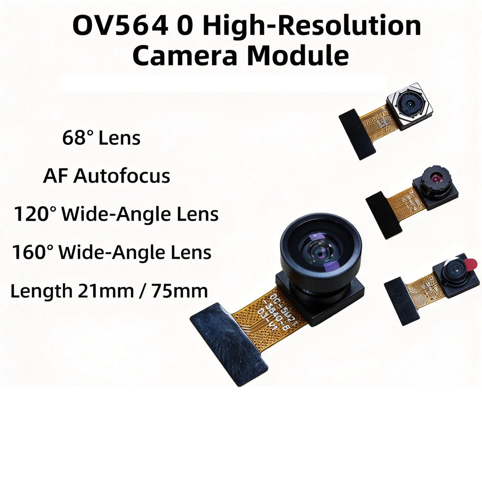HD 5MP OV5640 Camera Module with DVP Interface for STM32 K210 Development Board