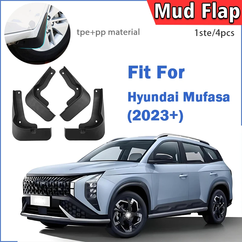 

4X 2023 2024 2025 For Hyundai Mufasa Mud Flaps Guard Splash Mudguard Fender Mudflaps Car Accessories Car Accessories 4pcs