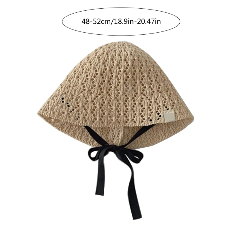 Cappellini da spiaggia da Cappello da sole annodato con cinturino per bambini con design traspirante, Cappellini da per