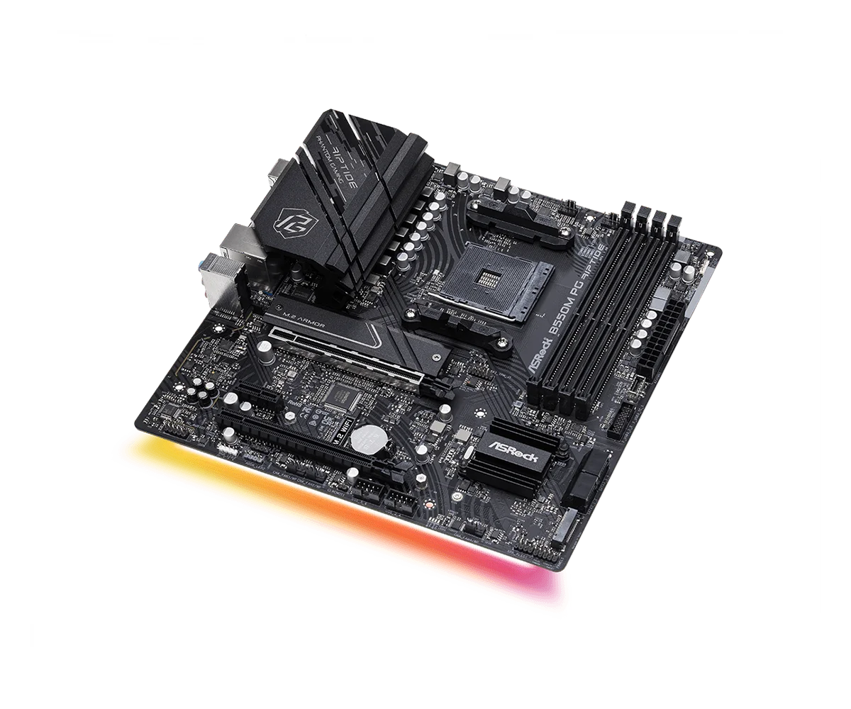 ASROCK B550 Motherboard B550M PG Riptide Motherboard AM4 128GB