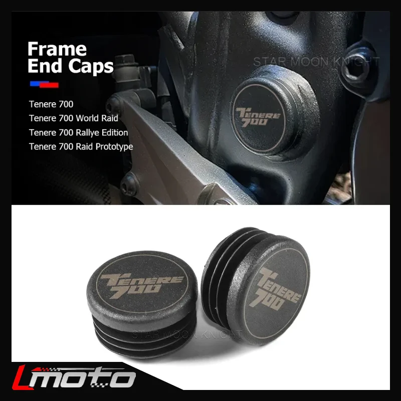 

1 Pair Frame End Caps For YAMAHA TENERE 700 (2019-) World Raid （2022-）Rallye Edition （2021-）Raid Prototype （2022-）Accessories