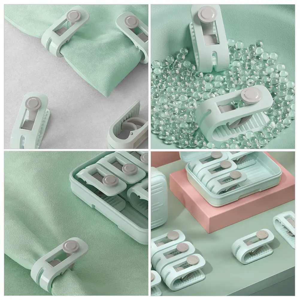 

12Pcs Quilt Cover Fixator Non-Slip Quilt Sheet Fastener Clips Strong Hold Bedding Supply for Night Use No More Slipping