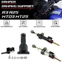 Amortiguador estabilizador CNC para motocicleta MT03, soporte de montaje de dirección completo para YAMAHA R25 R3 19-25/ MT-25 MT-03 20-25