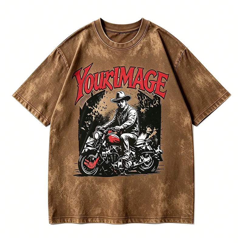 

Customizable Cotton T-Shirt Design Your Own Front Print Oversized Streetwear No MOQ