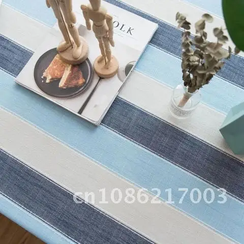 

Waterproof Striped Kitchen Tablecloth Rectangular Table Cover Tablecloths Dining Obrus Tafelkleed Mantel Mesa Nappe