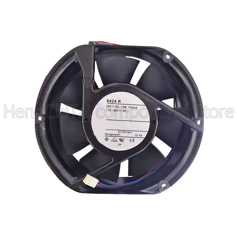 Original 100% Working 6424R 17251 24VDC 17W 710mA cooling fan