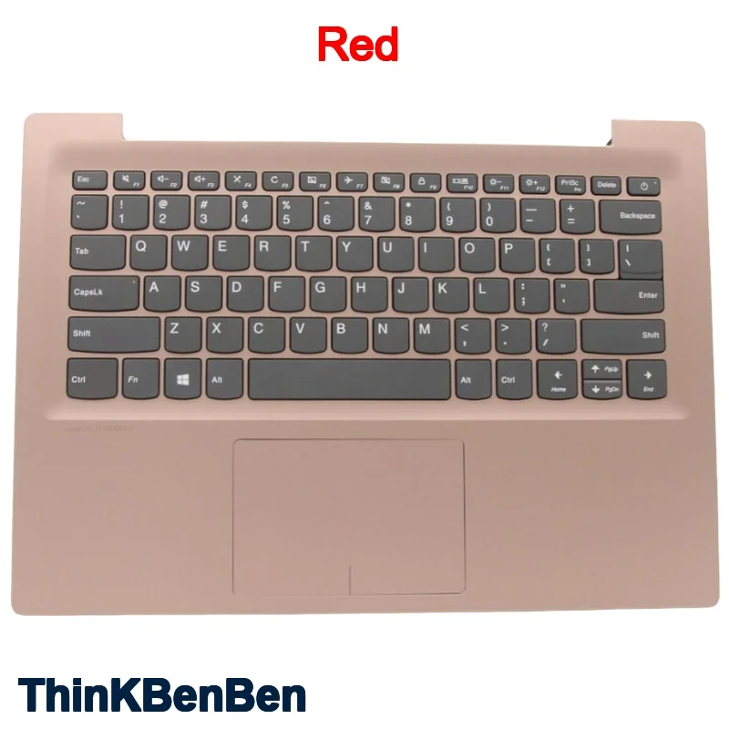 

Red Upper Case Palmrest Shell Cover Keyboard For Lenovo Ideapad 320S 14 14IKB 5CB0P26007 5CB0P25993