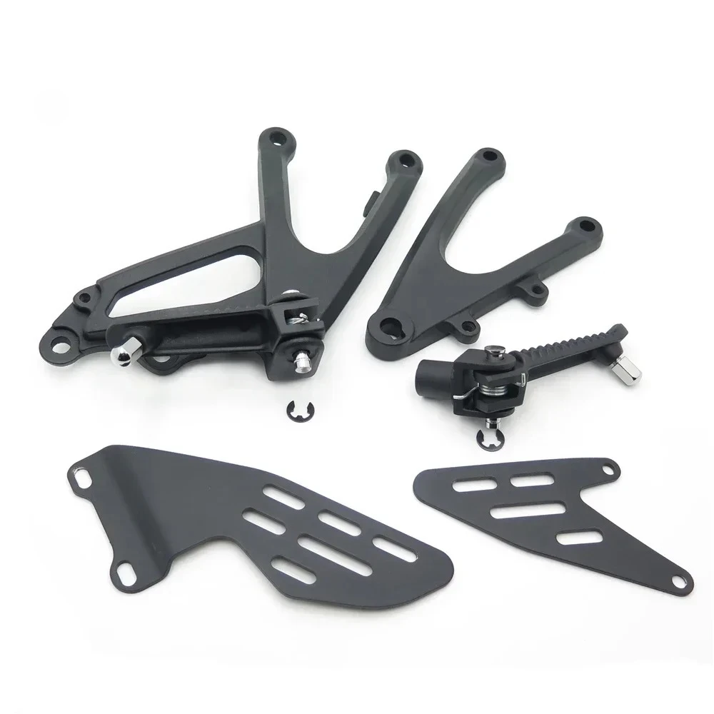 For Yamaha YZFR1 YZF R1 YZF-R1 2007-2008 Motorcycle Accessories Black Front Rider Bracket Foot Peg
