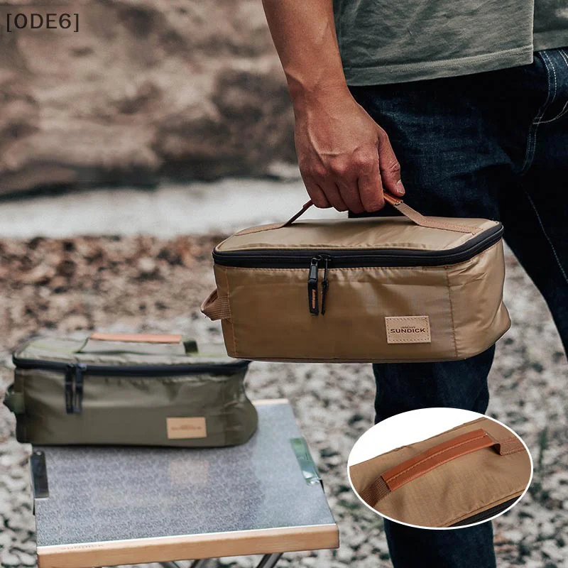 שקית קמפינג מזלג כף מקלות coppicks שקית כיס קל משקל סכו