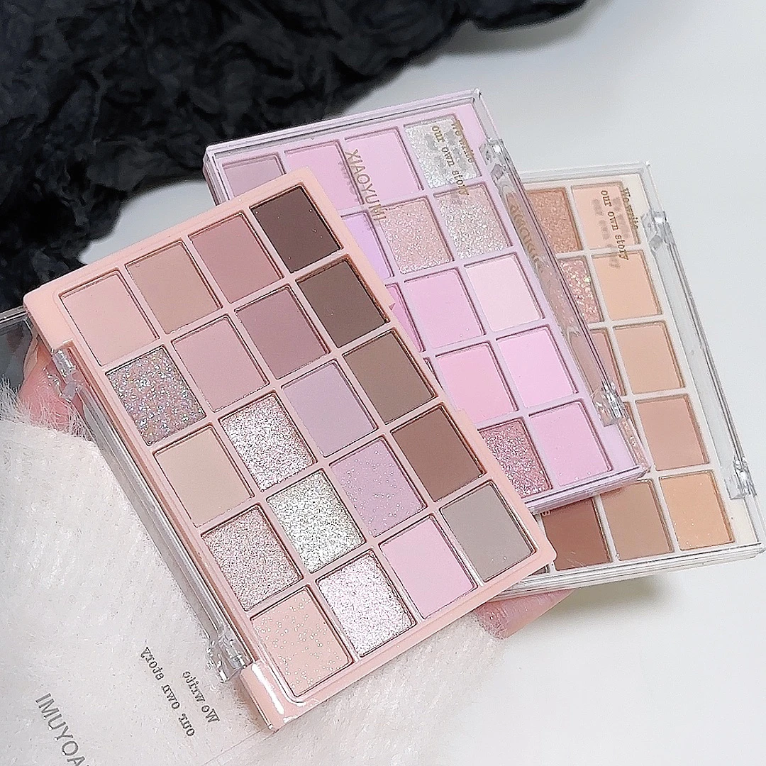 20 colors of emotional eyeshadow with matte finish, daily brightening light makeup multifunctional eyeshadow palette