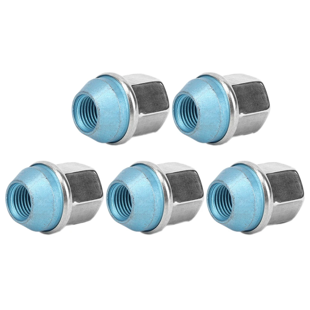 5Pcs Wheel Lug Bolt Stud Nut Set LR001381 for Freelander 2 / Range Rover Evoque Velar Discovery