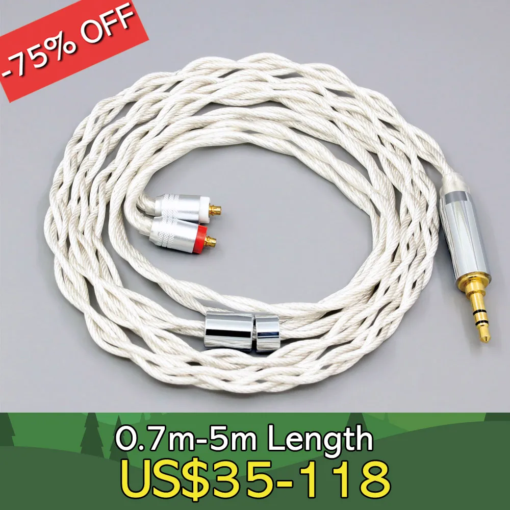 Graphene 7N OCC Silver Plated Type2 Earphone Cable For Sony XBA-H2 XBA-H3 xba-A3 xba-A2 LN008121