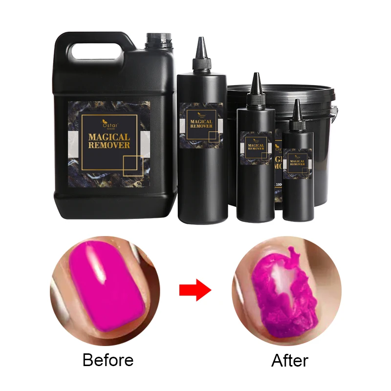 

OEM ODM Custom New Magical Magic Uv Gel Nail Polish Remover 1kg 5kg Bulk Automatic Peel Off