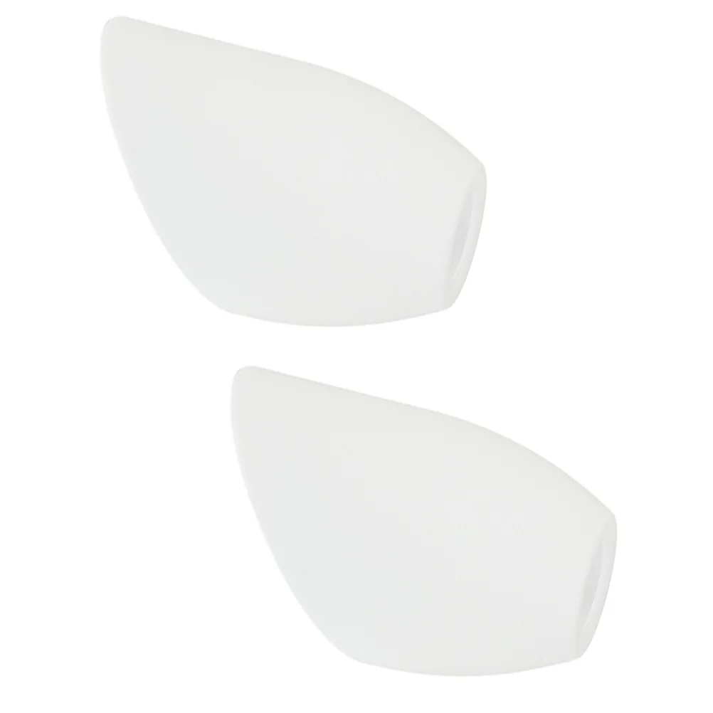 

2Pcs Horseshoe Lamp Shade Plastic Inclined Head Simple Lamp Cover Warm Light for Table Wall Floor Lamps Accessory