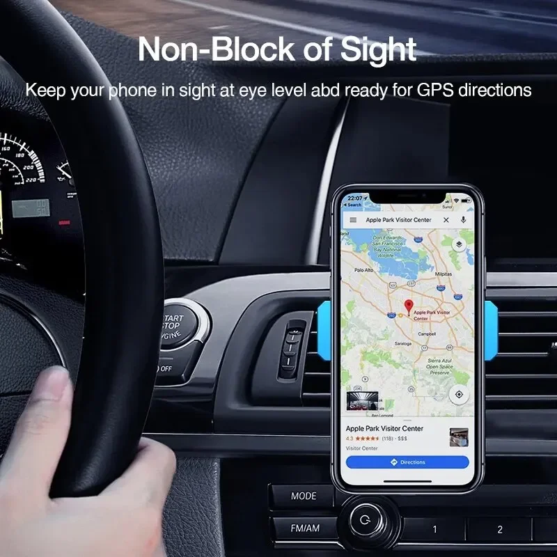 Auto Auspuff Halterung Handy, Auto Handy Halterung Navigation Einstellung Buchse Mini Handy Halterung