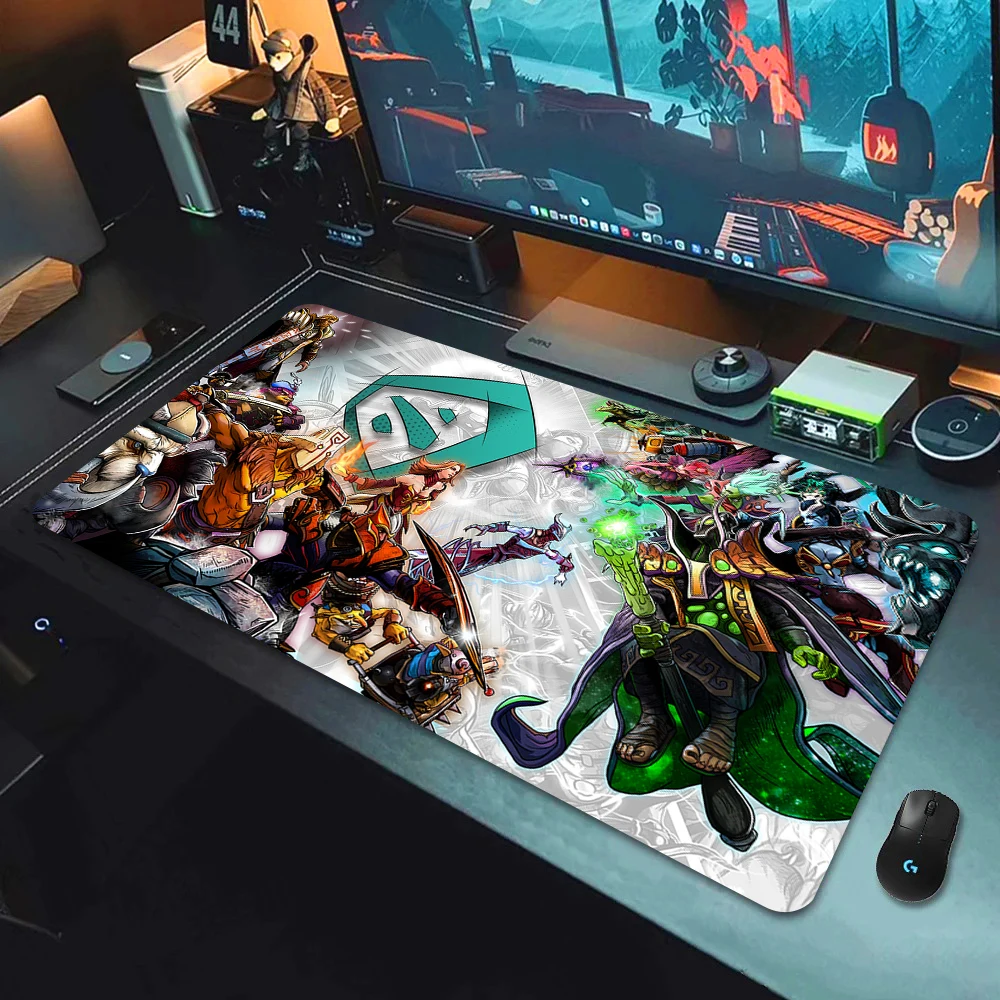 لوحة ماوس الكمبيوتر DOTA 2 لوحة ماوس الألعاب كبيرة الجدول السجاد قفل حافة الكمبيوتر المحمول اكسسوارات لوحة المفاتيح حصيرة مكتبية 900x400
