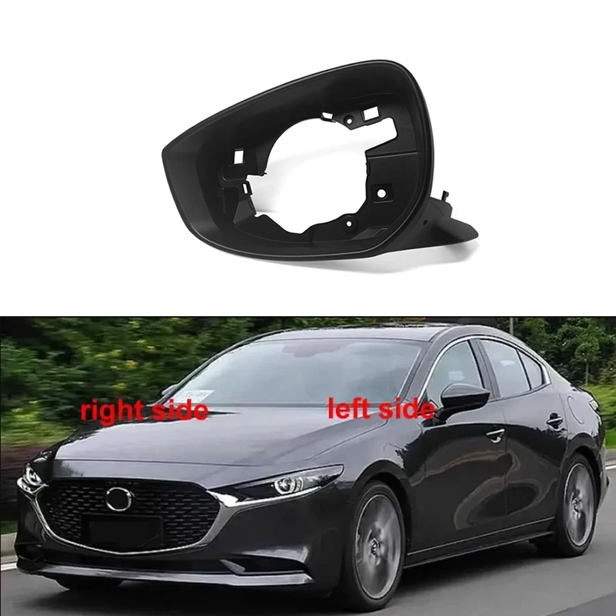 

Для Mazda 3 Axela 2020 2021 2022 2023 автомобильные аксессуары дверное крыло искусственное зеркало заднего вида отделка кольцо Корпус рамка