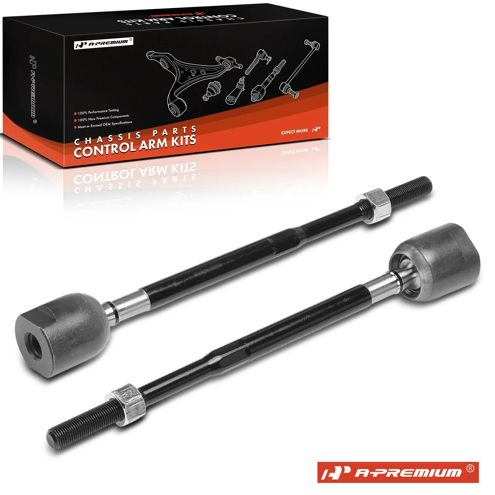 A-Premium 2x Front Inner Side Tie Rod End for Geo Metro 1989-1997 Suzuki Swift 1989-1997