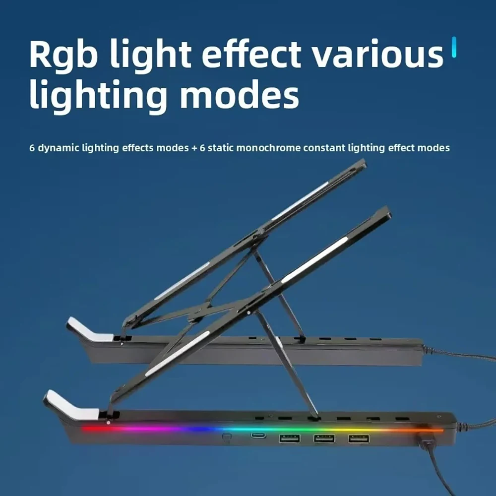 Tablet Bracket Docking Station 4-in-1 USB C Hub Aluminium Alloy Laptop Holder Docking Station TYPE-C USB Splitter for PC Macbook