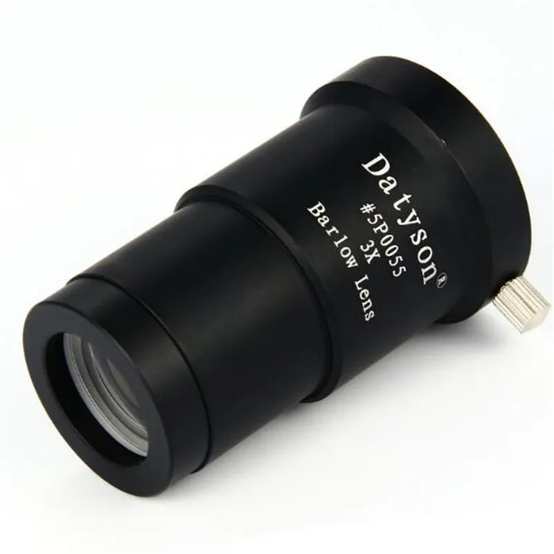 

Datyson 1.25 Inches 3X Metal Extender 3 Times Barlow Mirror Optical Lens Astronomical Telescope Accessories