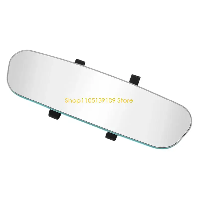 Universal Car Rearview Mirror Frameless Anti Glares Curved Glass Simple Installs