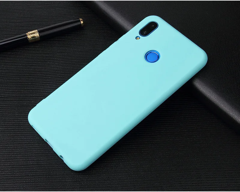 Candy Color Case for Huawei Y6 Y7 Y9 Y5 Prime 2018 2019 P10 P20 P30 Mate 10 Lite Honor 10 9 Lite 8X 8C 8A Y5P Y6P Soft Cases