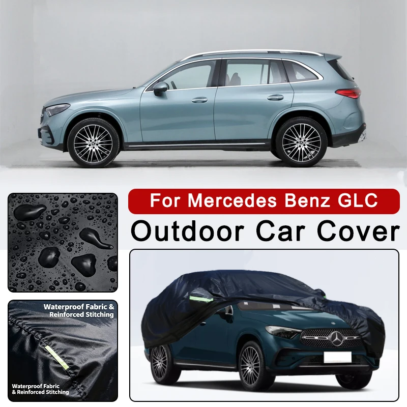 

All-Season Car Cover for Mercedes Benz GLC X253 X254 43 63 260 300- Outdoor Full Protection, Waterproof Dustproof Heat-Resistant
