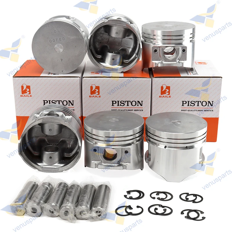 TB42 Engine Piston With Pin Lock 6-cylinder For Nissan Overhaul Rebuild Kit Engine Parts