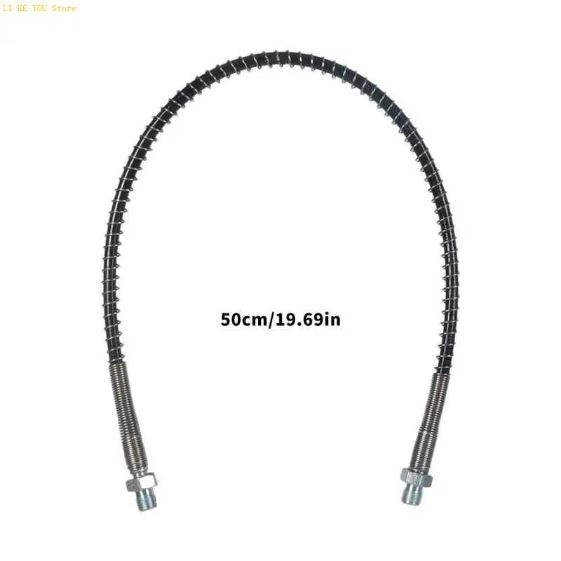 W3JE 50cm High Pressure Nylon Hose M10x1 Thread Pneumatics Air Refilling