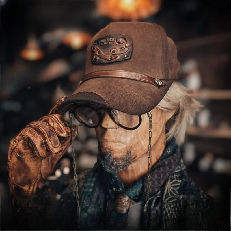 |High Quality Vintage Mechanic Male Do Old Baseball Cap Van Wa|High Quality Engineer·