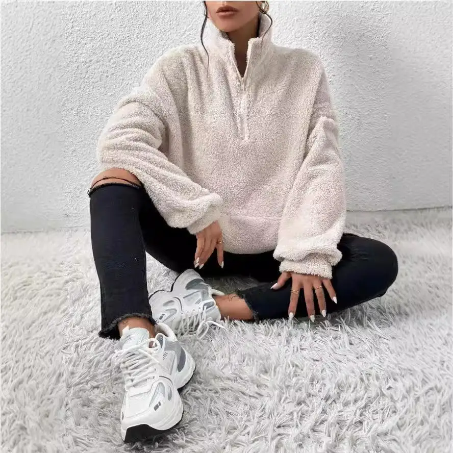 

Женская толстовка с капюшоном Plu, воротник-стойка, длинный цвет све, полиэфирное волокно, зимняя теплая повседневная уличная одежда