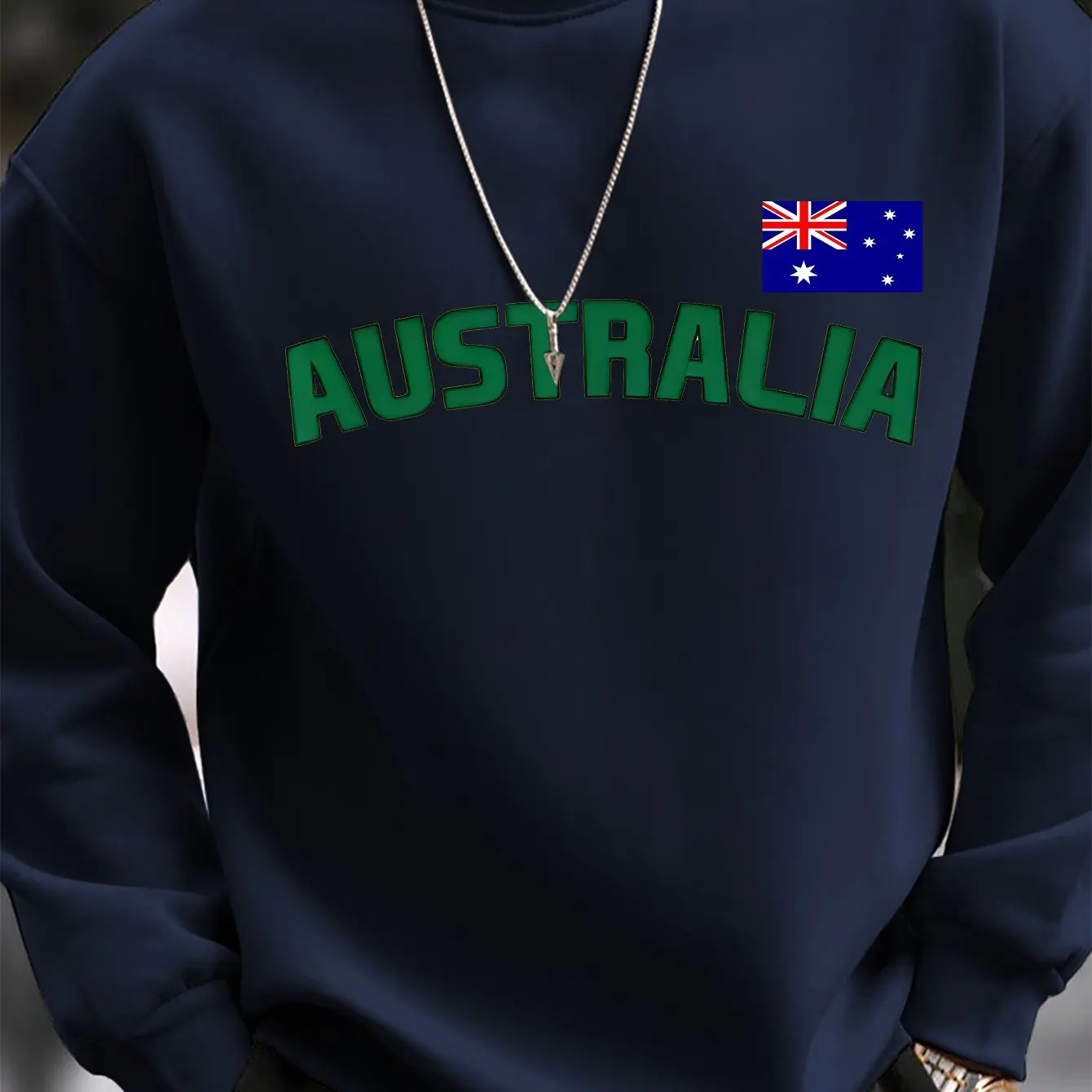 Men Hoodie Sport Men Pullover Sweatshirt Men Australia Flag 3DPrint Long Sleeve Oversize O-Neck Pullover Sweatshirt Men Clothing