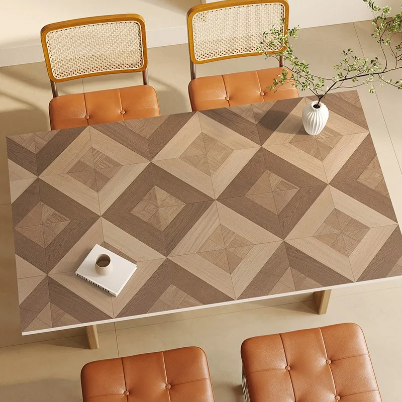 Advanced Decorative Dining Table Mat Waterproof PVC Wear-resistant Oil-proof Anti-scalding Coffee Table Soft Mat TV Cabinet Mat