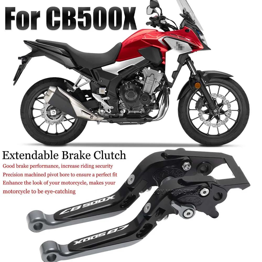 

For Honda honda CB500X cb500x 2013-2021 Motorcycle Accessories CNC Clutch Lever Brake Lever Set Adjustable Folding Handle Levers