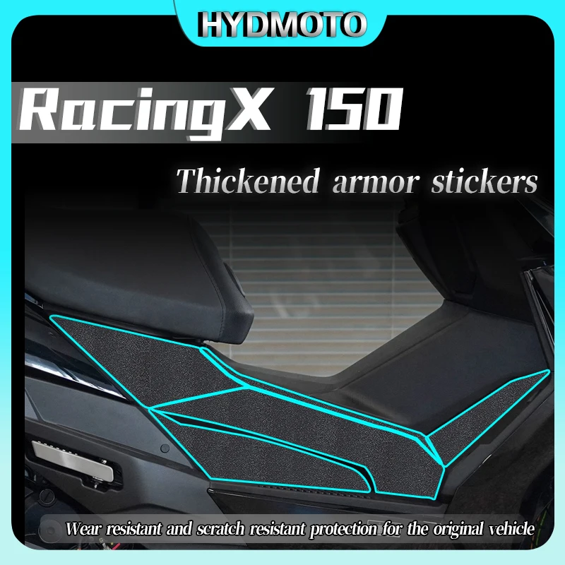 For KYMCO Racingx150 racing150 RACING150 armored foot pad stickers body protection thickened film accessories modified parts ﻿