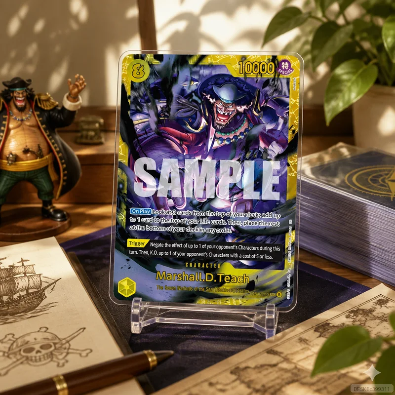 Marshall.D.Teach OP16-119 en DIY One Piece OPCG Collection Cards Self Made Single Card Classic Game Anime Card Gift Toy 5PCS
