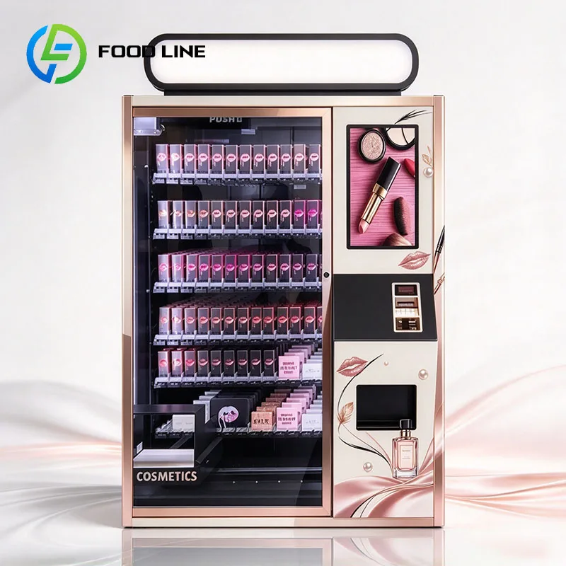 Makeup Vending Machine Beauty Vending Machine Cosmetics Retail Lip Gloss Mascara Blush Self Service Customized